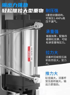 SC标准气缸160小型气动SC25/50/75/100/125/150/200/250/300/400S