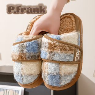 保暖月子鞋 厚底户外棉鞋 室内棉拖鞋 2025新款 女款 大嘴猴秋冬季