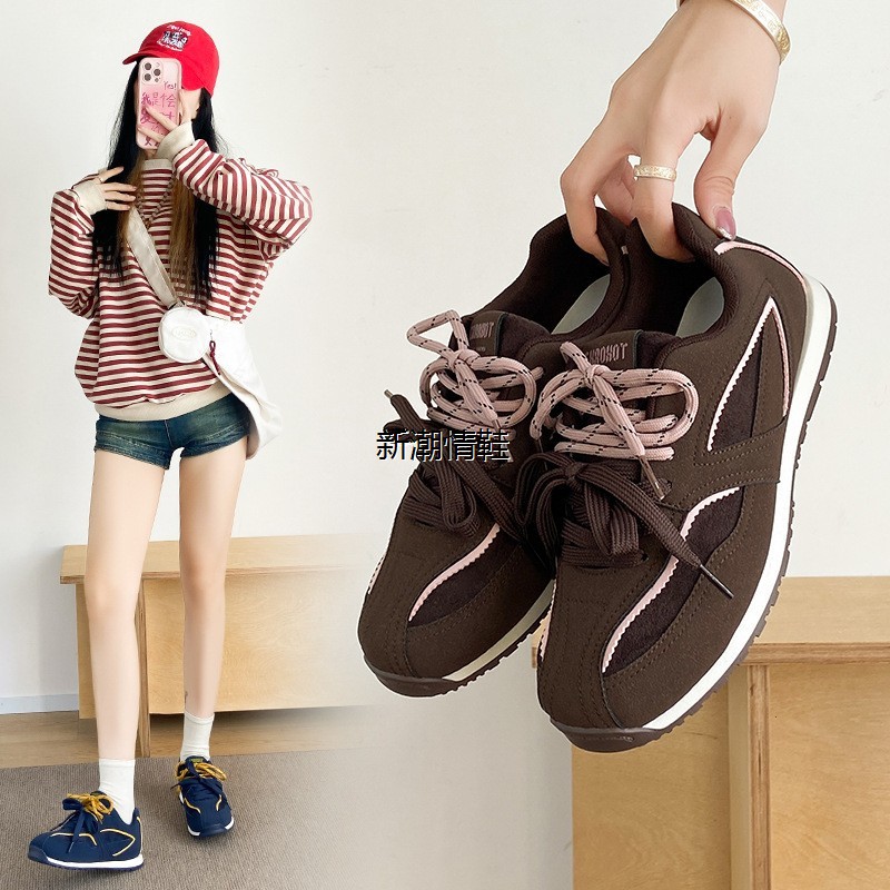 情荐潮流2025小白鞋女冬