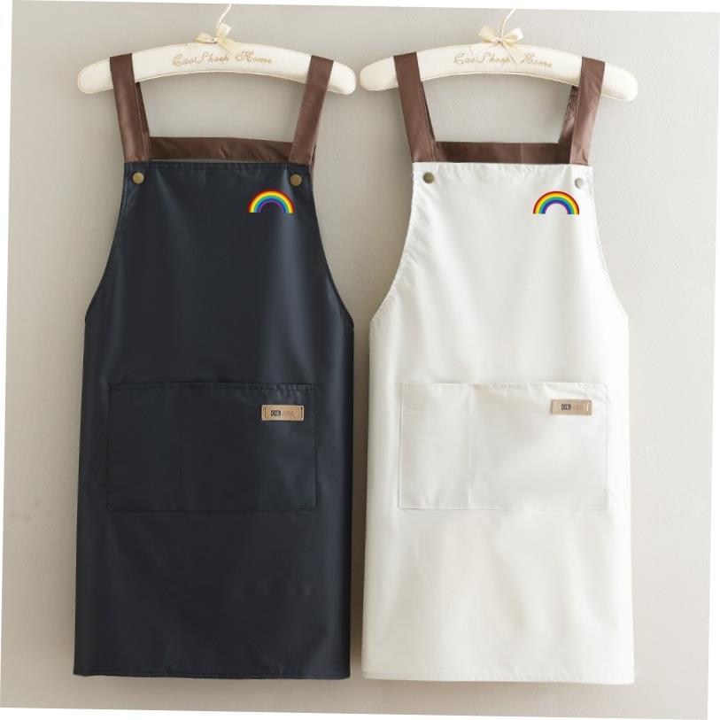 women chef kitchen apron dress cooking waterproof 围裙