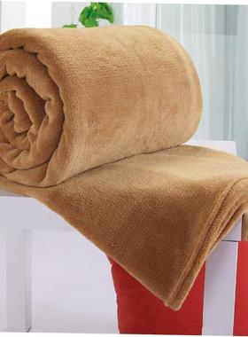 Warm Coral Fleece Blanket Winter Sheet Bedspread Sofa Throw