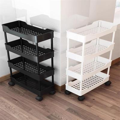 Kitchen storage rack bathroom Shelf Trolley iron shelves