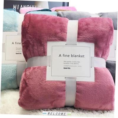 Fleece Blanket Coral Bed Blankets Fuzzy Soft Flannel Sheets1