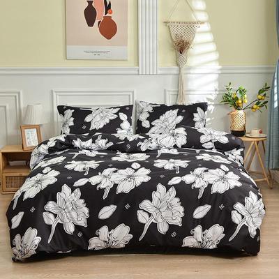 4pc bedding sets bedsheet duvet blanket cover pillowcase bed