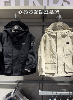 NEW BALANCE NB童装26春新品男童女童儿童三防冲锋衣外套7AG12013