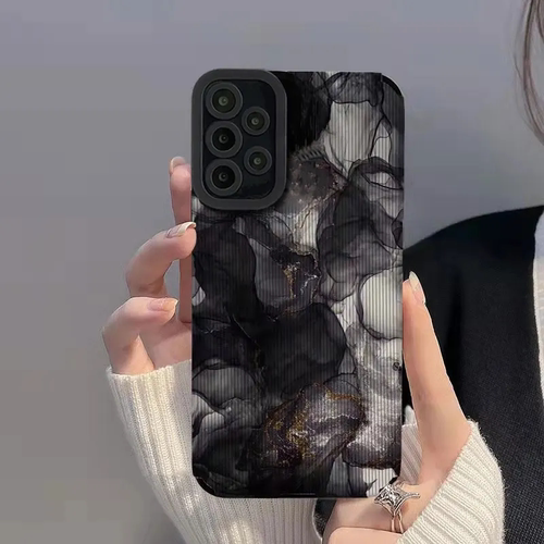 暗黑大理石纹A54适用三星Galaxy A53手机壳A52S 竖纹 A73全包s22plus软A33创意s23ultra