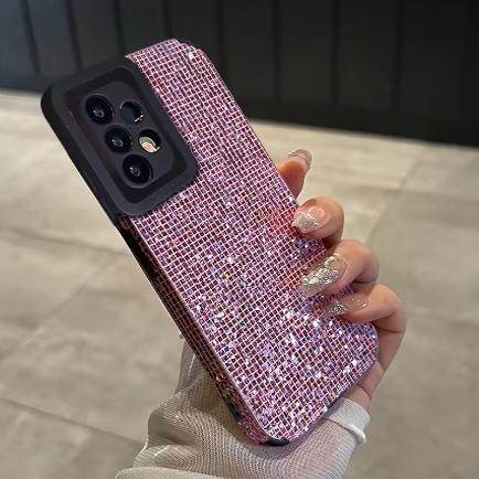 渐变闪粉适用三星Galaxy A53手机壳A52S亮片 A73全包A72软s23ultra简约s24创意s22潮A14 A13小仙女s25u