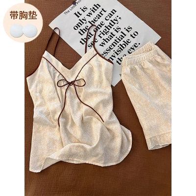 红学馆夏季新款云朵棉新中式睡衣