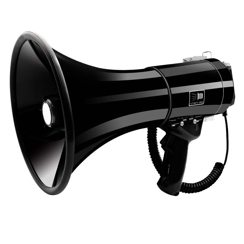 麦叶50W大功率手持喊话器喇叭扩音器扬声器录音大功率宣传USB高音