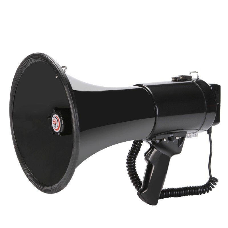 雷公王CR-86喊话器50W大功率防汛高音喇叭可充电手麦手持户外扩音