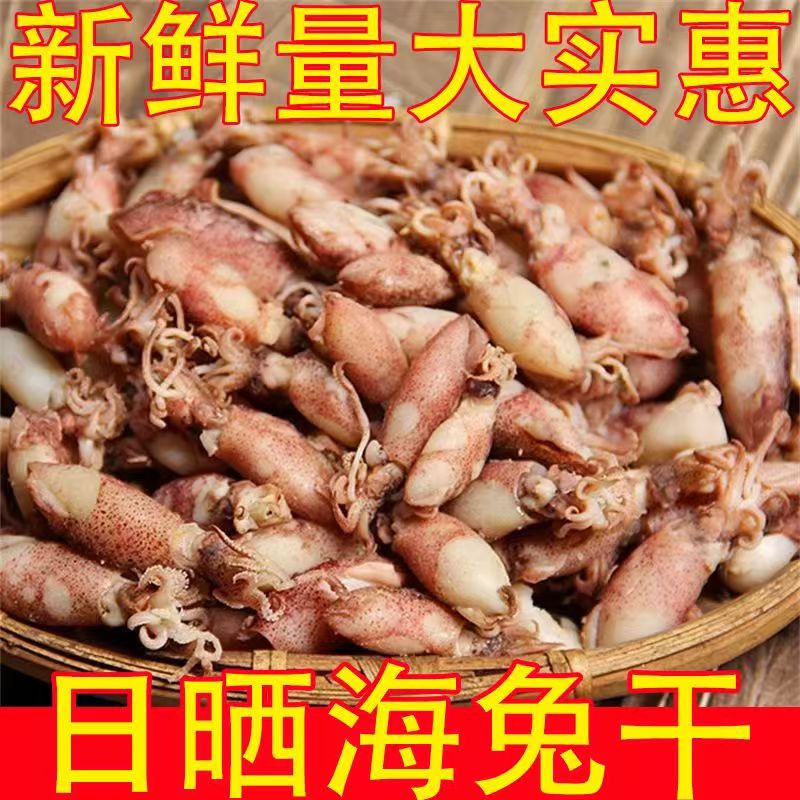 海兔干货500g海兔子日晒小墨鱼仔乌贼带籽满籽笔管鱼海鲜水产干货