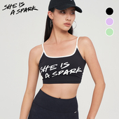 她是火花x周六野 Spark运动内衣 含胸垫收副乳裸感健身瑜伽吊带