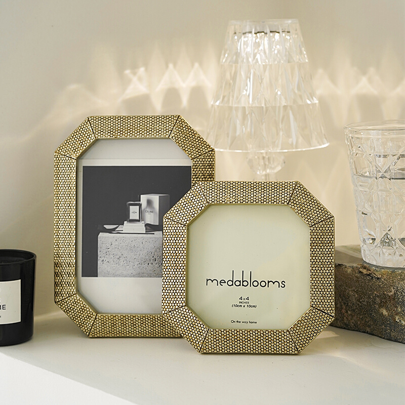 ladylike 仿古照片相框摆台礼物 玄关摆件现代轻奢美甲展示架