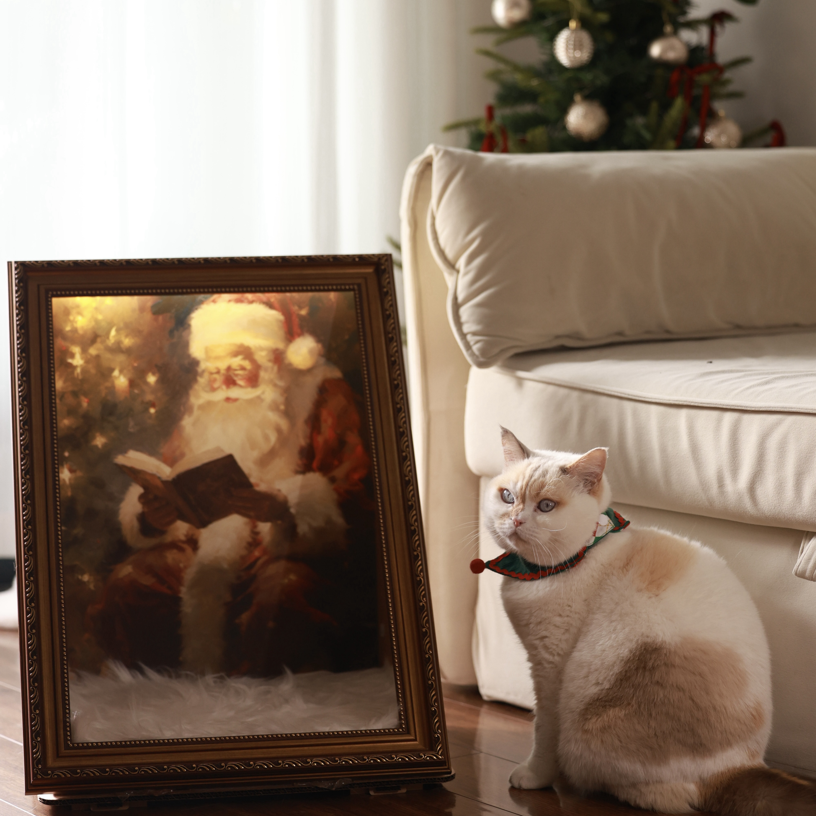 【小红书同款】Meow Art星空限定油画猫窝猫抓板灯画送礼礼物