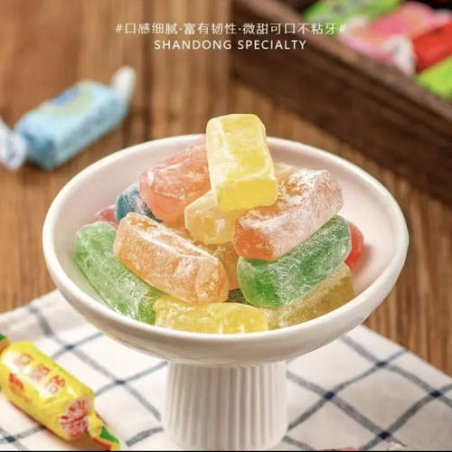 高粱饴拉丝软糖山东特产木糖醇