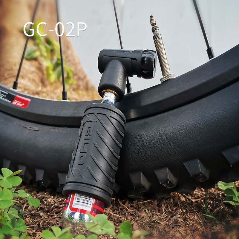 GIYO快速充气嘴头公路山地自行车打气筒便携二氧化碳CO2补胎气瓶
