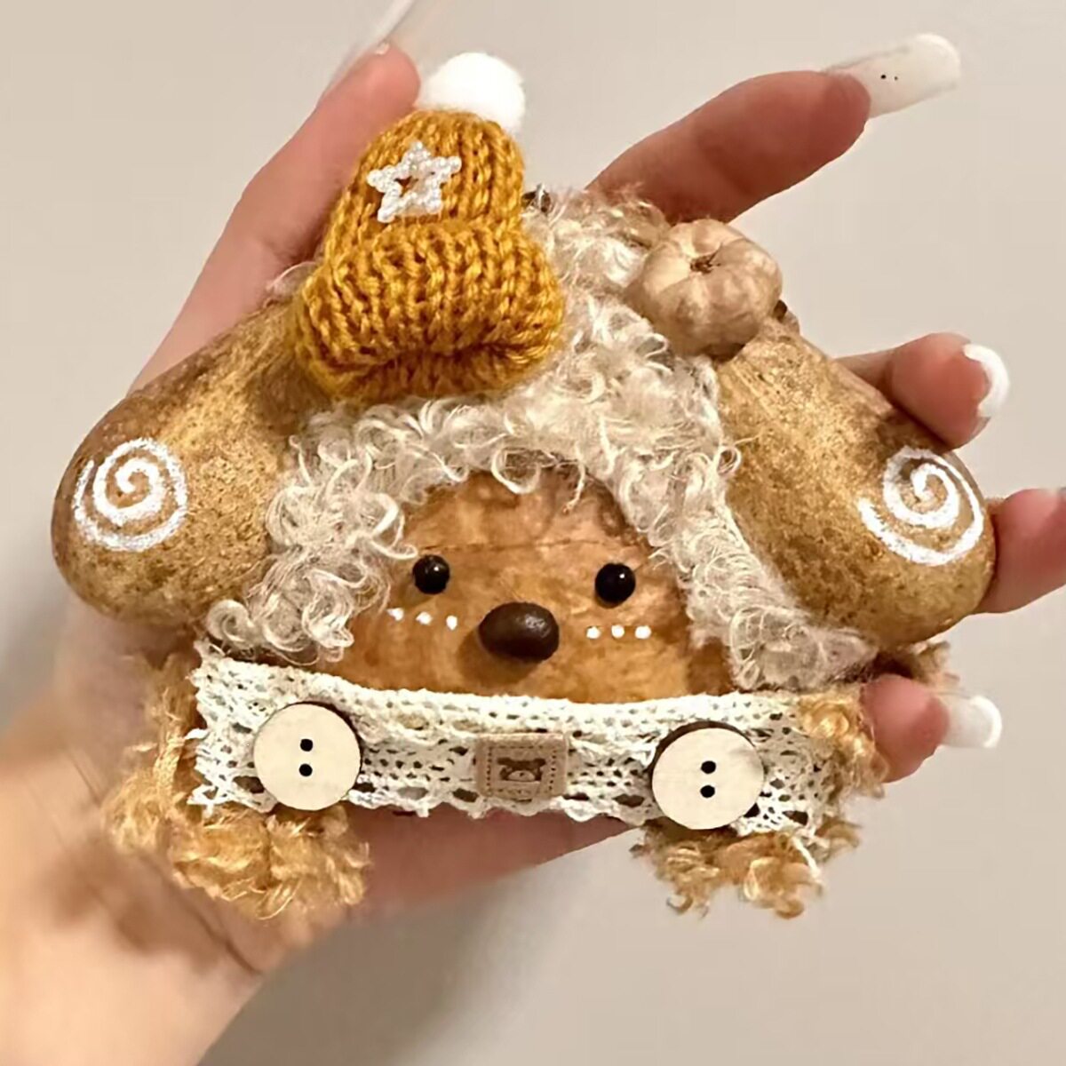 手工diy成品豆荚娃娃挂件材料包自制创意玩偶送朋友闺蜜生日礼物