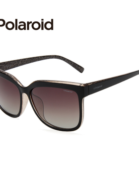 Polaroid宝丽来太阳镜墨镜时尚个性猫眼女大框遮脸防晒眼镜4029FS