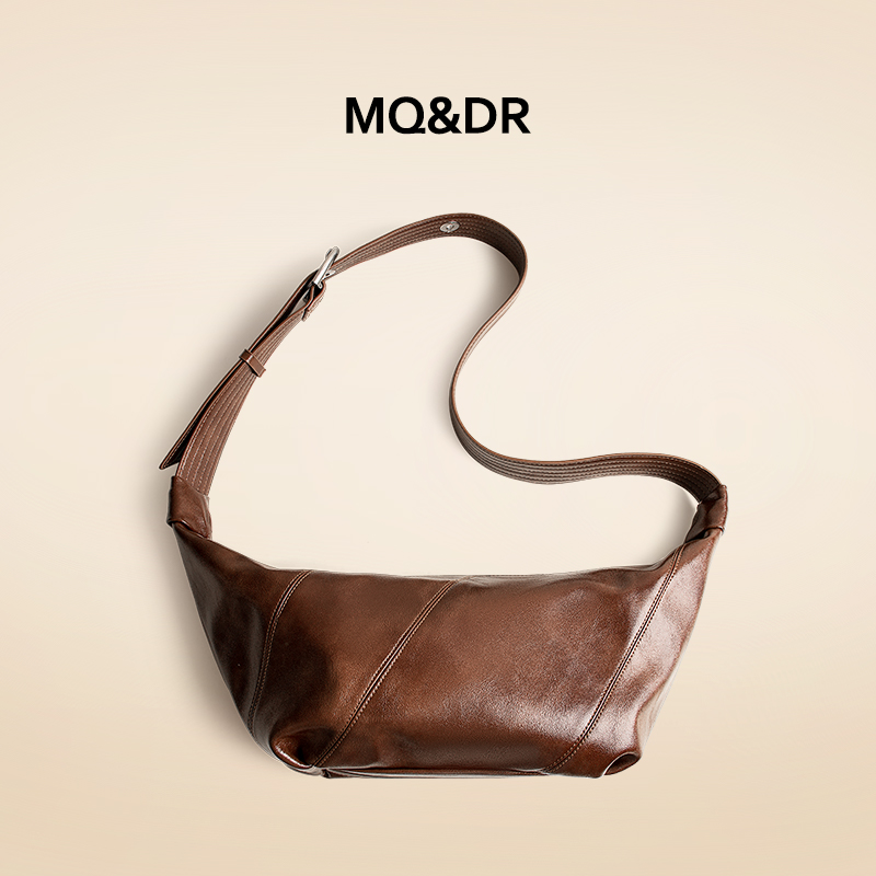 MQ&DR【半岛铁盒】复古大容量小众设计通勤饺子包百搭单肩斜挎包