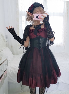 BOZ不规则高腰纱裙jsk短款长款吊带无袖连衣裙新款