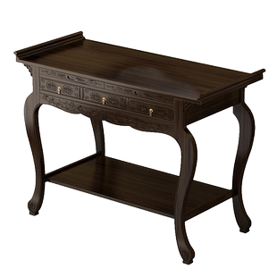 供桌家用香案佛龛新中式立柜财神爷柜菩萨观音佛台关公农村香火桌