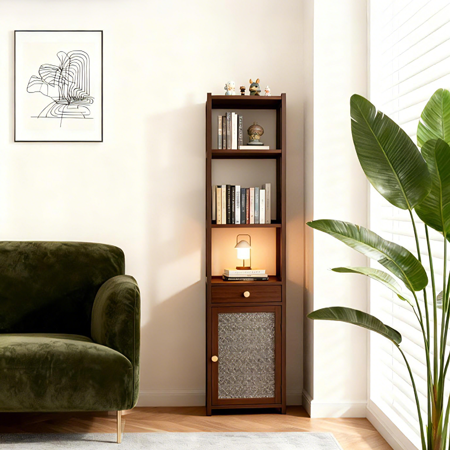 置物架多层客厅收纳架沙发边柜民宿茶室艺术柜落地夹缝柜子储物柜,收纳整理,整理架/置物架/收纳架,淘宝优惠券,粉丝福利购,淘宝优惠卷