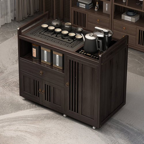 非实木边几加固加厚新中式泡茶桌
