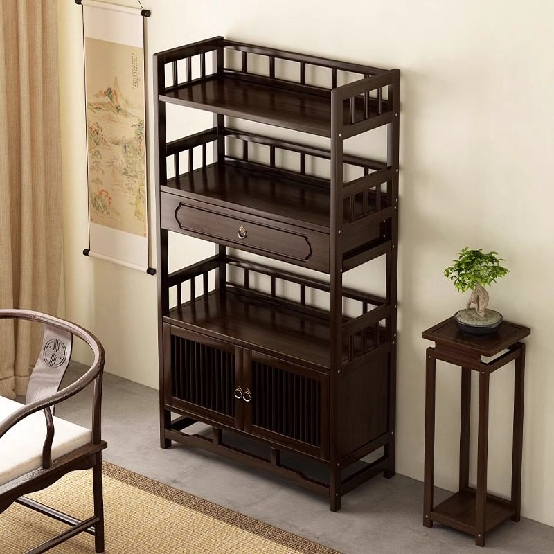 茶柜置物架家用茶叶展示架茶室茶具摆放架非实木储物柜中式博古架,住宅家具,多宝格/博古架,淘宝优惠券,粉丝福利购,淘宝优惠卷