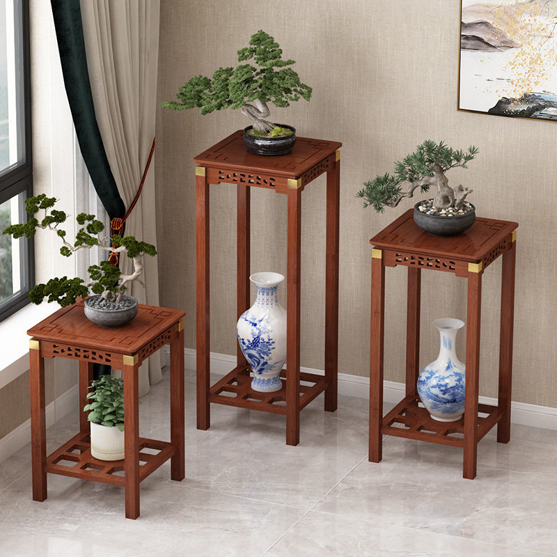 花架置物架阳台落地式盆栽架子非实木客厅摆放架花盆托架2024新款