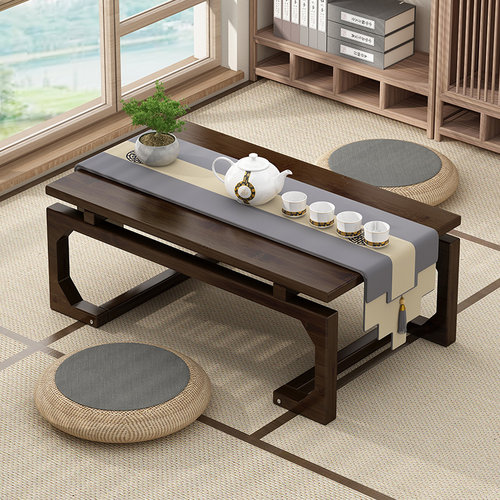 非实木飘窗桌家用吃饭矮桌