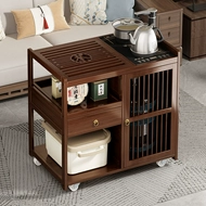 Bàn Trà Hộ Gia Đình Nhỏ Bàn Trà Di Động Bàn Trà Không Gỗ Tủ Trà Đa Chức Năng Ấm Siêu Tốc tích Hợp Ban Công Trà Xe Đẩy bàn trà di động