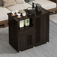 Bàn phụ, sofa di động, bàn cà phê, bàn trà gỗ nguyên khối, ấm đun nước, bàn trà nhỏ tích hợp, phòng khách gia đình, xe trà Trung Quốc bàn trà đạo