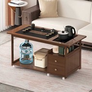 Quán cà phê có bàn trà nhỏ, ấm đun nước, bàn trà di động tích hợp, tủ trà ban công chung cư nhỏ, bàn sofa phòng khách bàn trà đôi