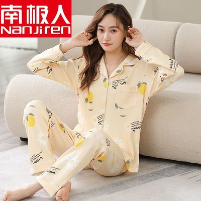 100%纯棉家居服套装中老年