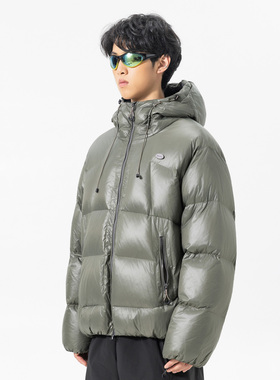 EXTM2025冬季新款轻量户外三防90鸭绒厚款羽绒服男女宽松保暖外套