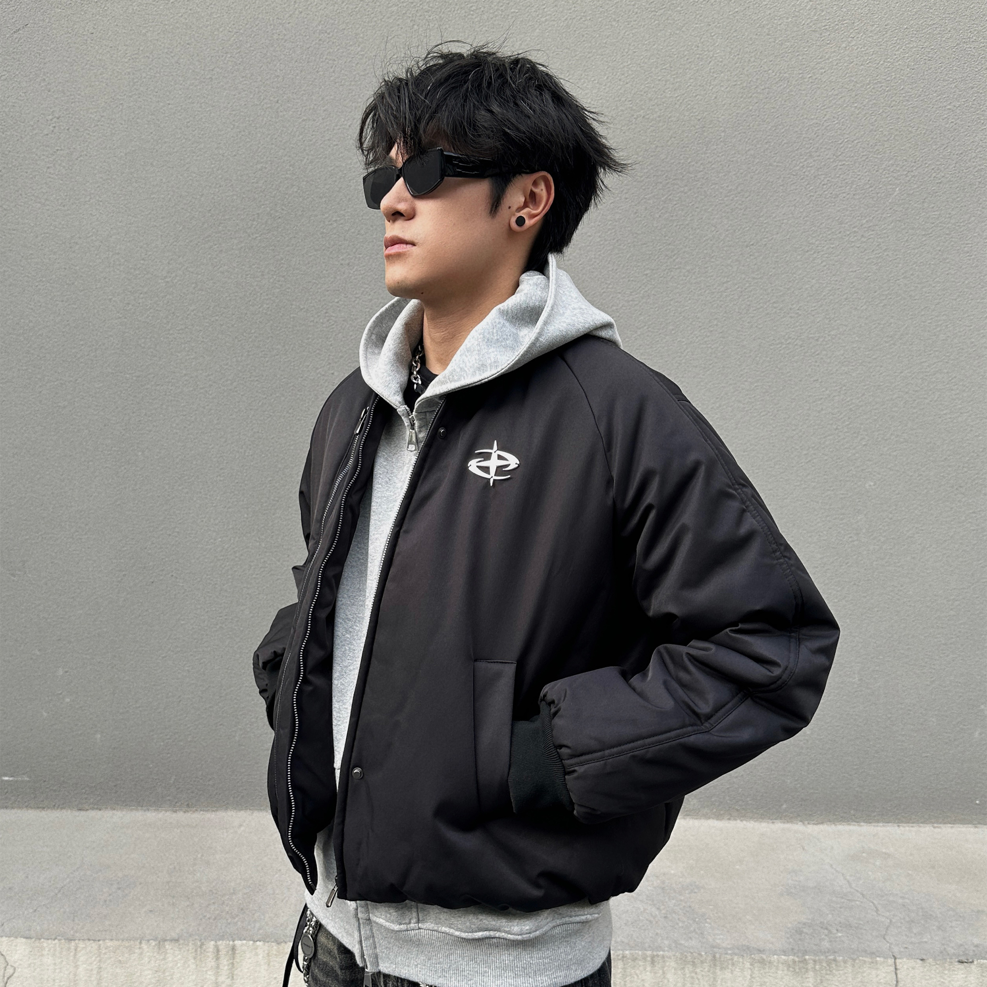 EXTM短款飞行员夹克棉服