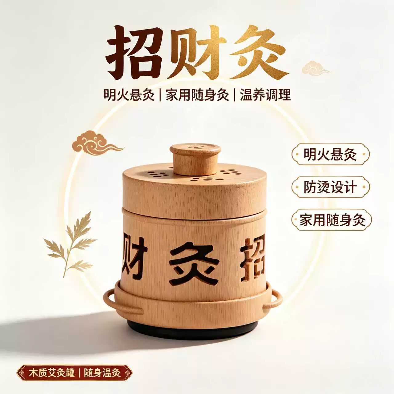 艾我康无烟招财灸家用便携养生馆