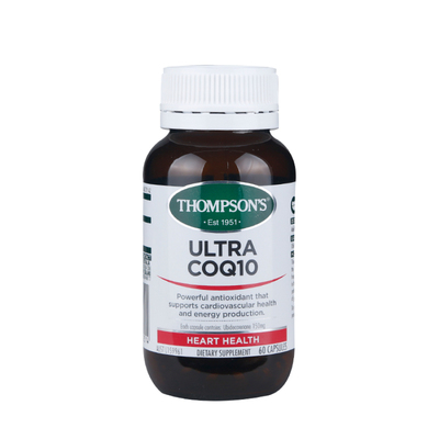 保税仓新西兰Thompson‘s汤普森辅酶Q10白150mg60粒绿300mg30粒