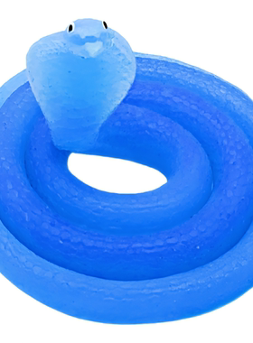 软胶仿真蛇眼镜蛇半透明硅胶水蛇幼儿园儿童玩具弹力假蛇动物模型