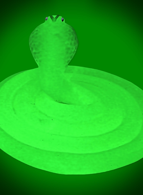 大号软胶仿真蛇夜光蛇眼镜蛇白蛇传青蛇儿童玩具变色发光动物模型