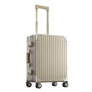 万得福AC 2219铝镁合金旅行箱行李箱拉杆箱登机箱万向轮箱包22寸