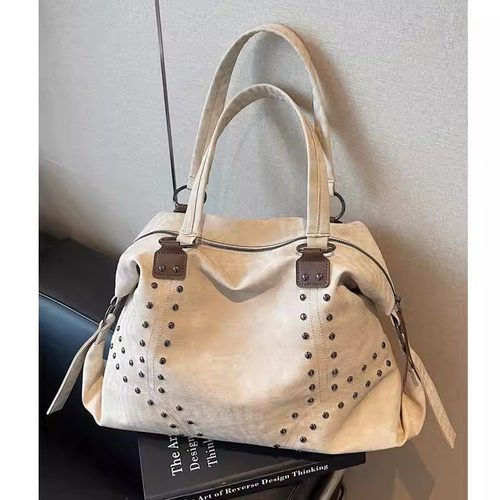 复古通勤单肩包女2025新款手提包