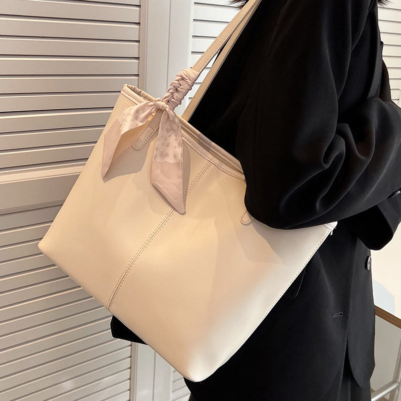 大容量包包女夏百搭2025新款简约休闲单肩包高级感质感通勤托特包