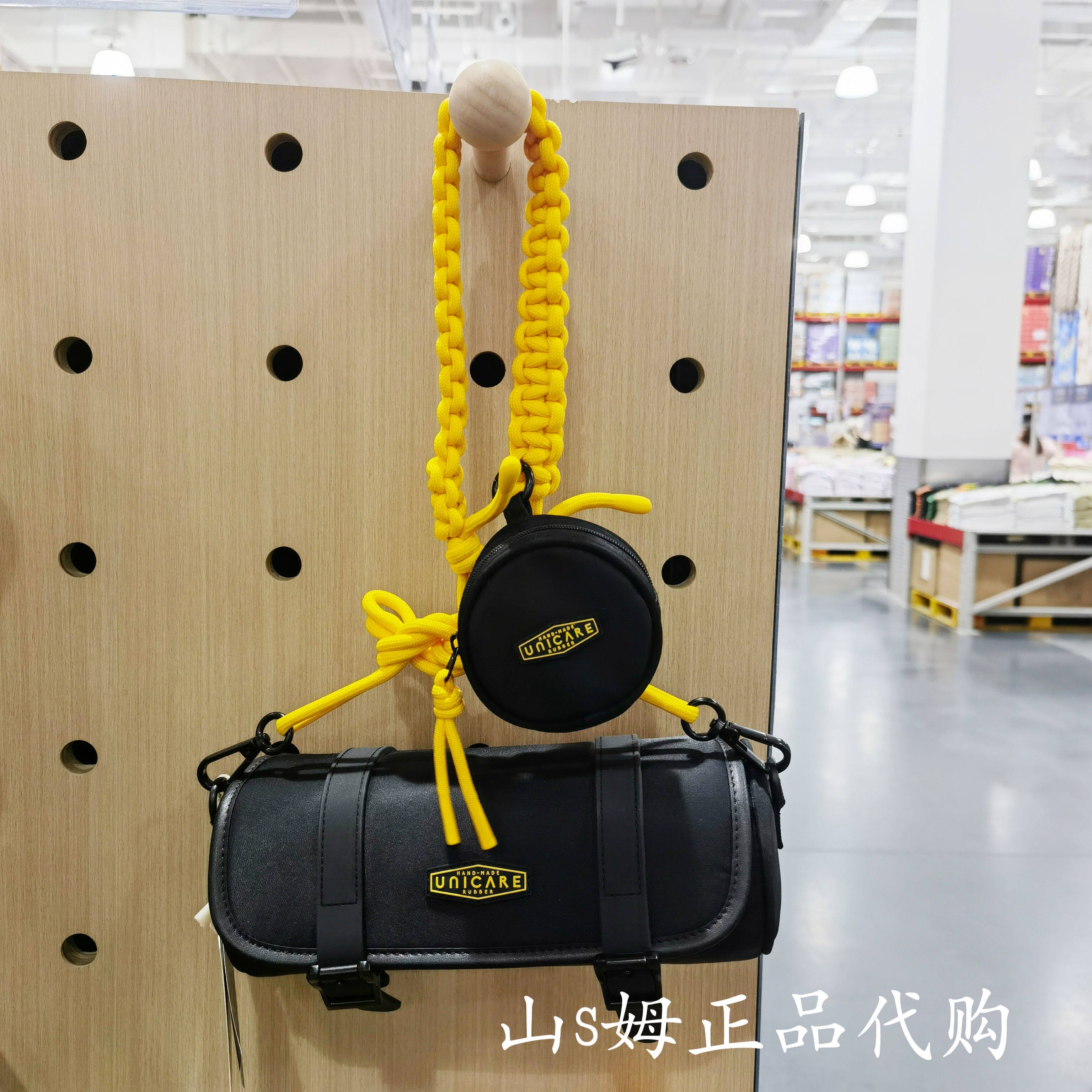 山s姆复古滚筒包水桶包零钱钥匙小挎包子母包单肩斜挎枕头包