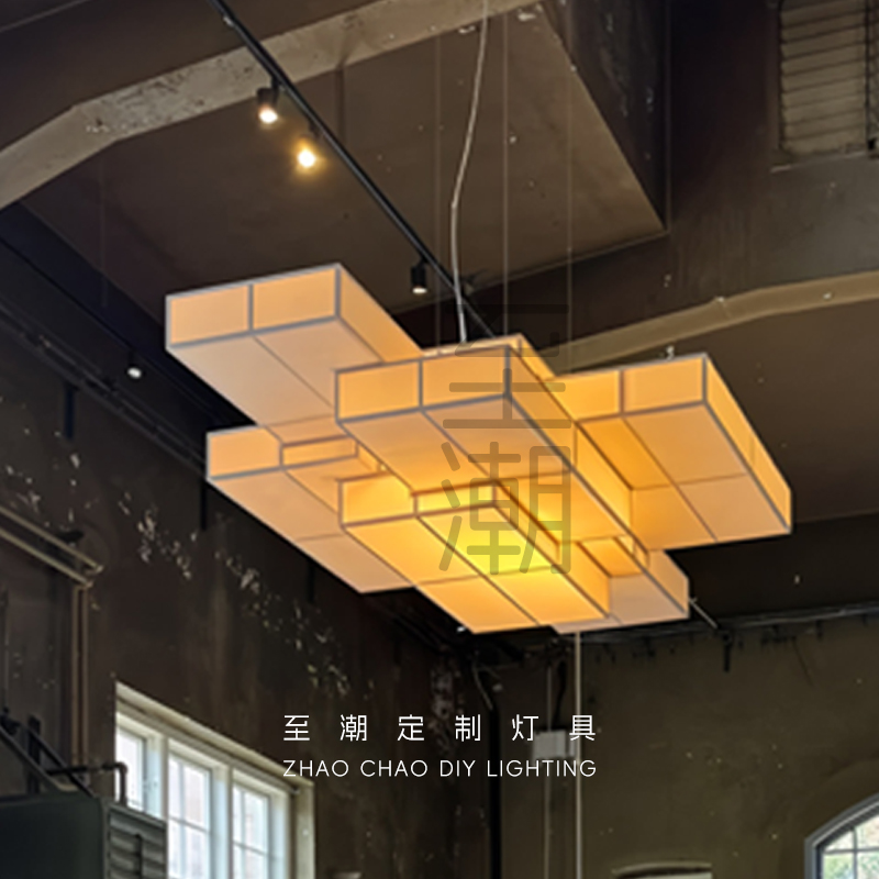 侘寂风餐厅吧台民宿禅意吊灯