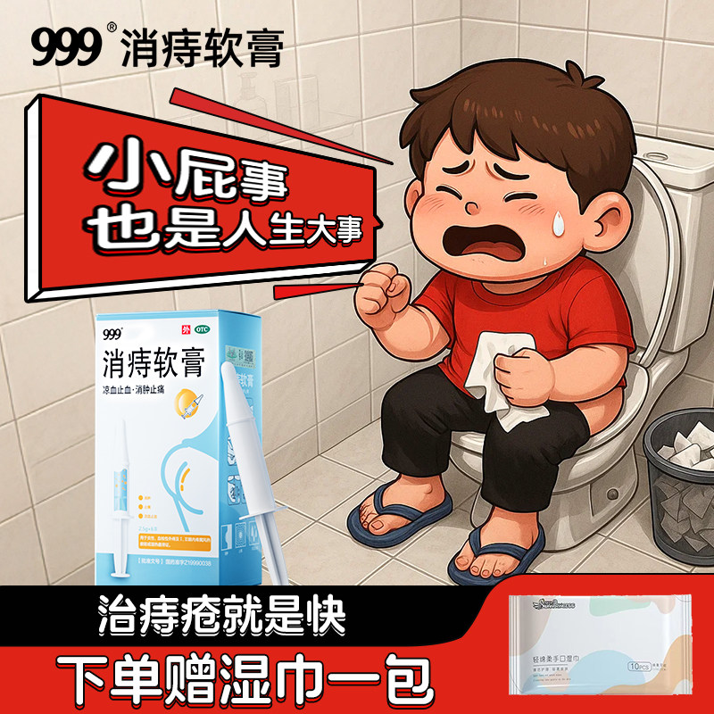 [999]消痔软膏2.5g*2支/盒