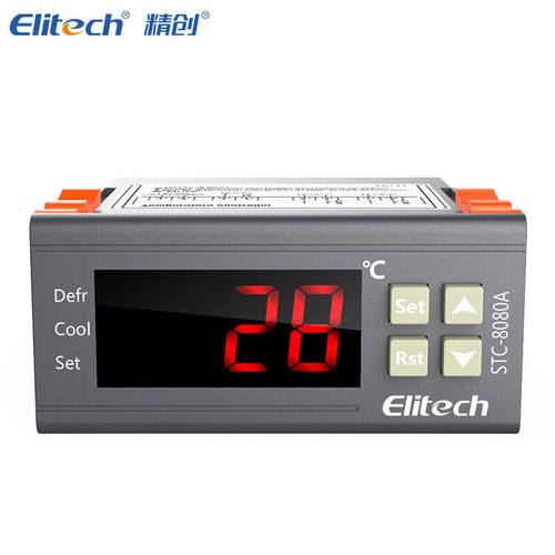 精创STC-8080A+冰箱温控器制冷自动定时化霜智能温度控制器带探头