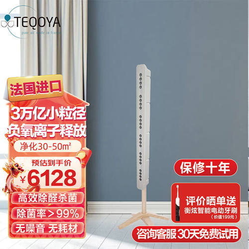 得康氧teqair450小粒径负氧离子发生器家用负离子空气净化器除甲
