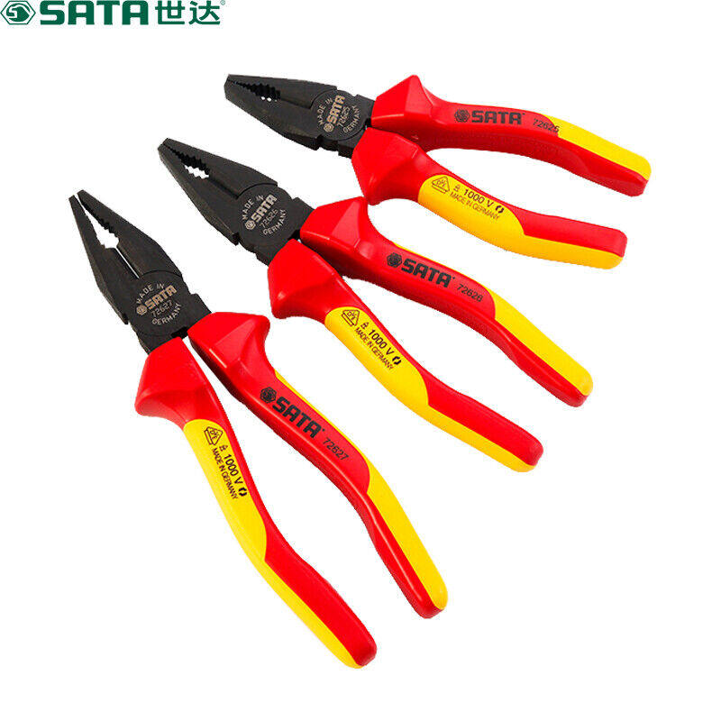 世达（SATA）72627G系列VDE绝缘耐压钢丝钳8