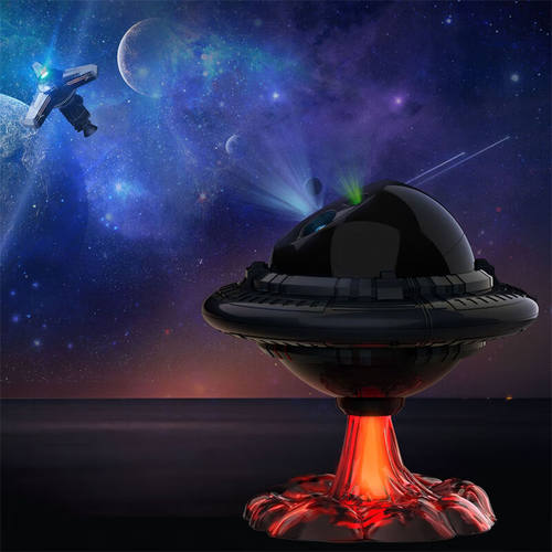 赟娅宇航员星空投影灯UFO浪漫银河氛围灯卧室客厅满天星投影仪送